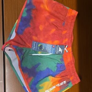 Ocean Blue Women's Multicolor Athletic Shorts